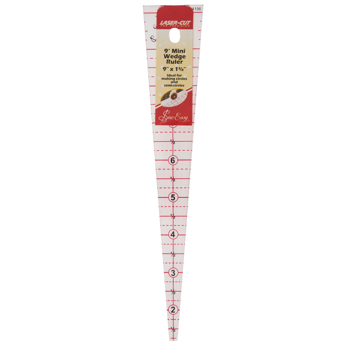 Sew Easy 9 degree acrylic mini wedge quilting ruler