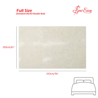 Roll of Sew Easy 100% bamboo quilt wadding, Full size