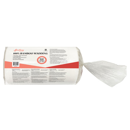 Roll of Sew Easy 100% bamboo quilt wadding, Full size
