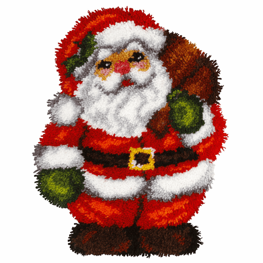 Latch Hook Cushion Kit - Santa