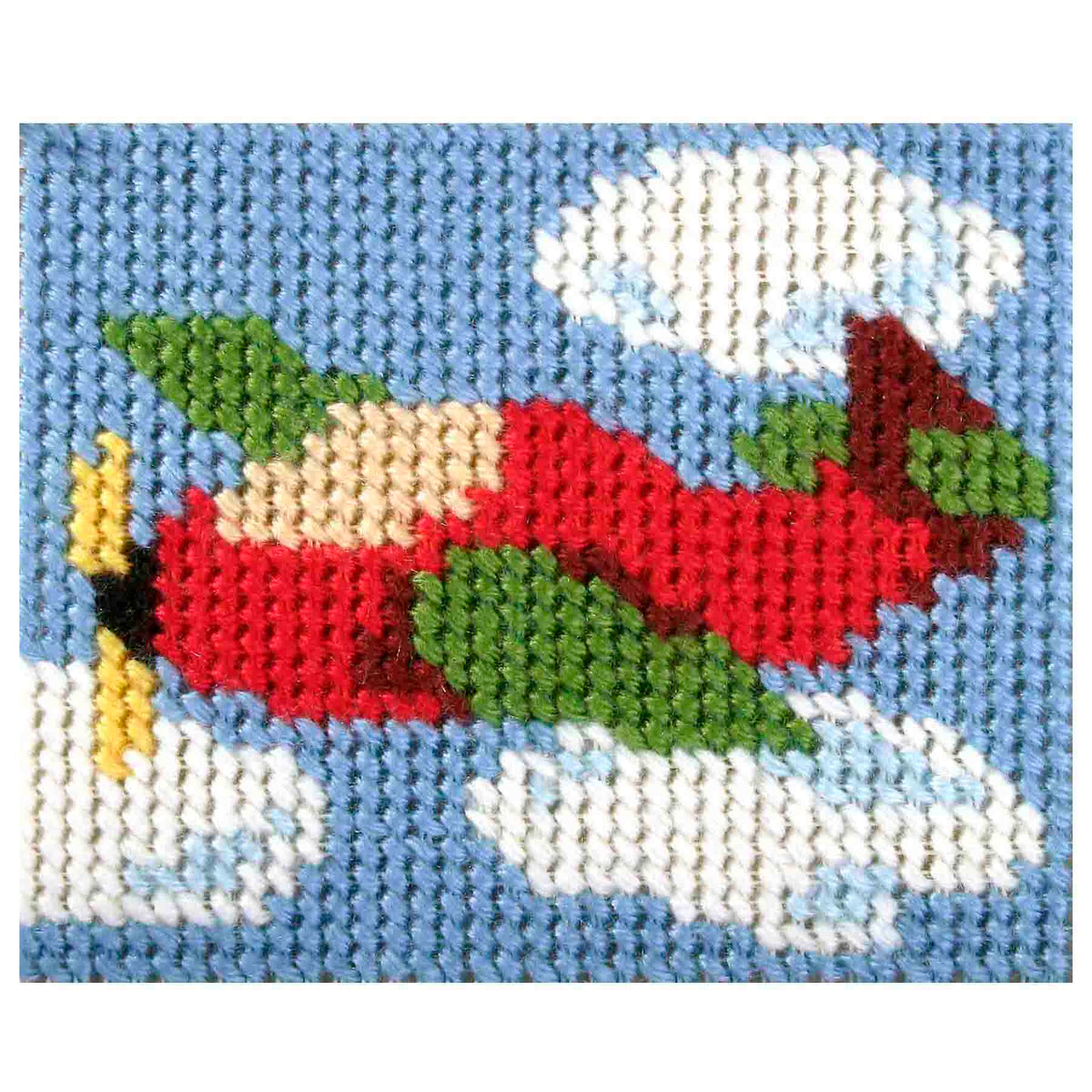 Orchidea My First Embroidery needlepoint kit with printed In The Clouds design
