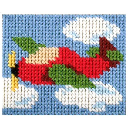 Orchidea My First Embroidery needlepoint kit with printed In The Clouds design
