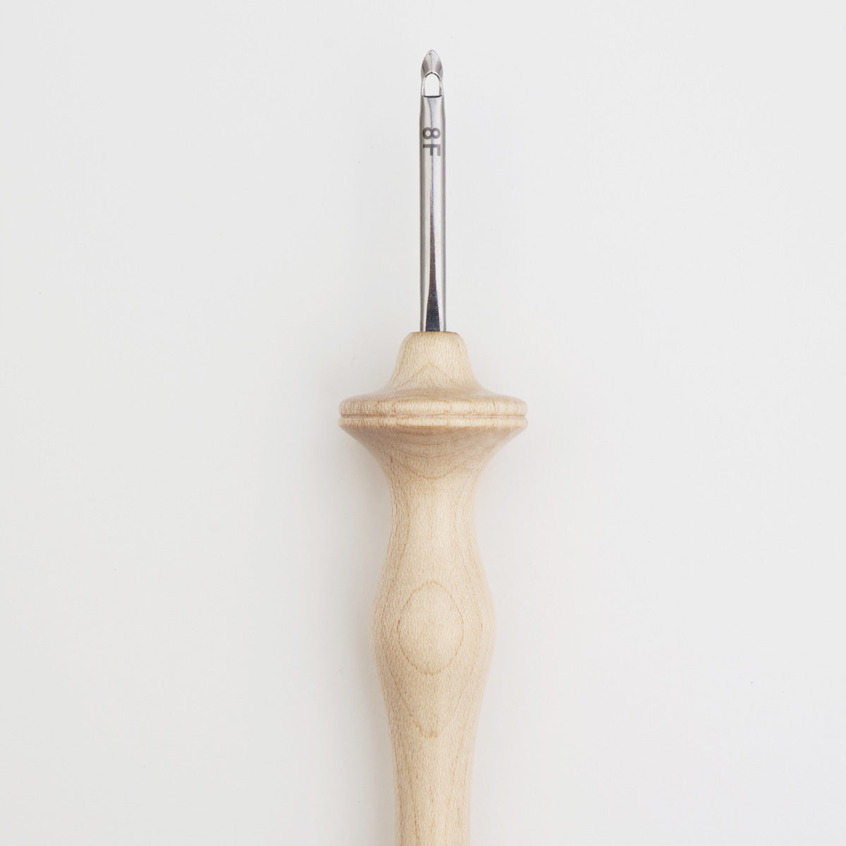 Oxford natural wood punch needle with stainless steel tip