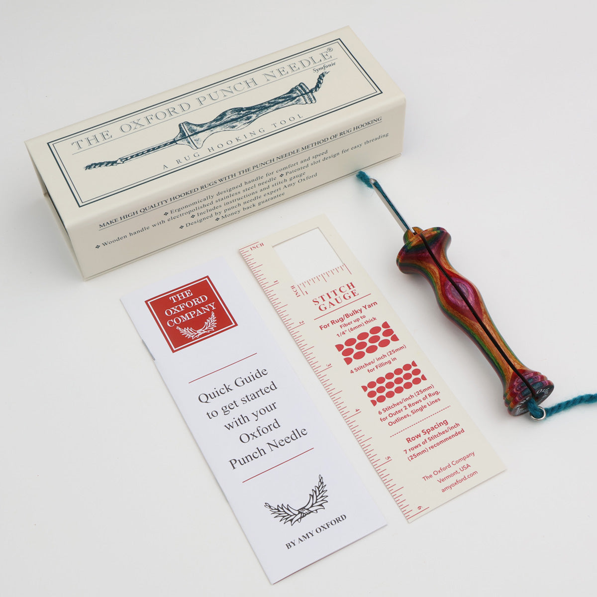 Oxford Symfonie wood punch needle with stainless steel tip