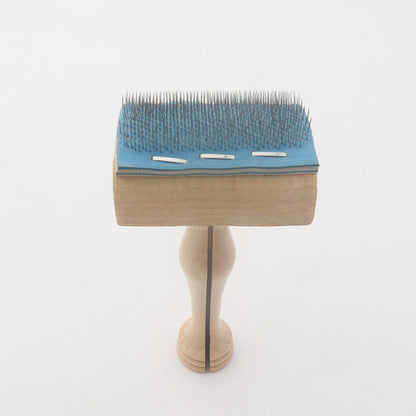 Oxford gripper frame cleaning brush with wooden handle