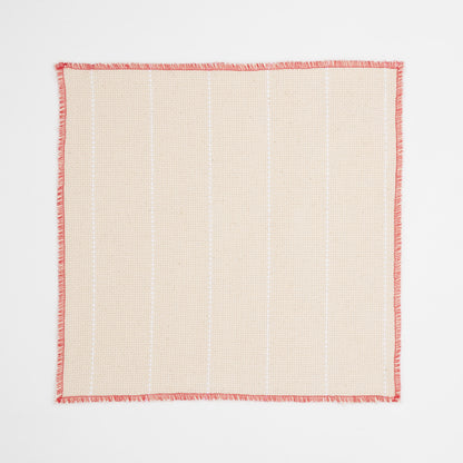 Oxford monk's cloth with white guide lines