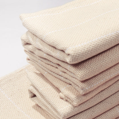 Oxford monk's cloth with white guide lines