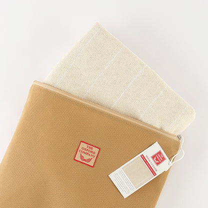 Oxford monk's cloth with white guide lines