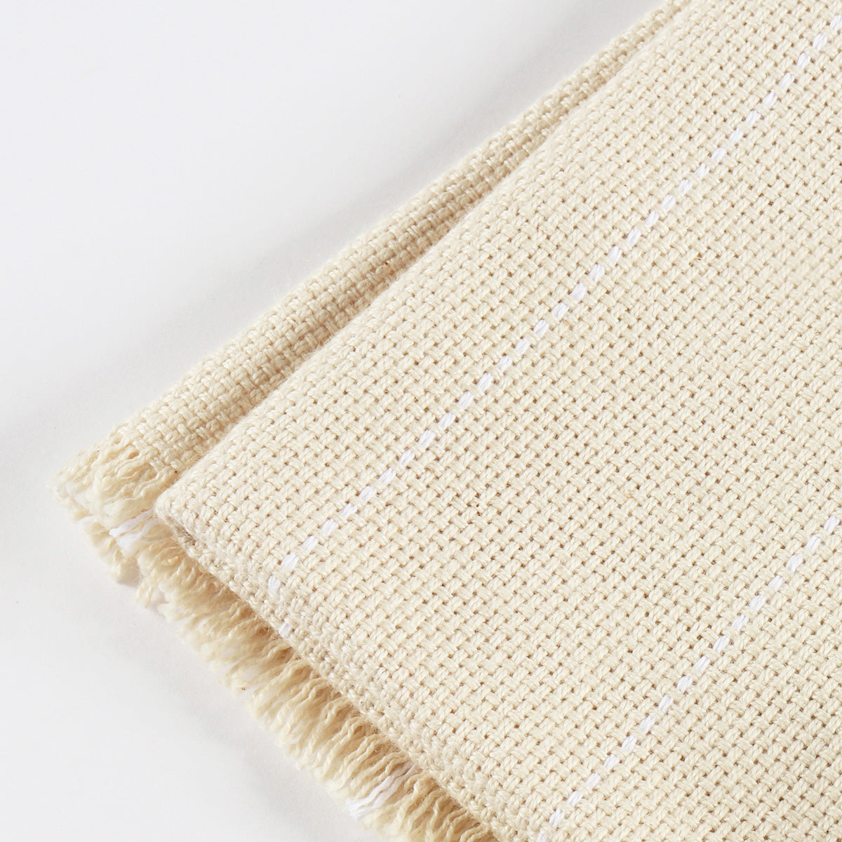 Roll of natural cotton monk's cloth backing fabric