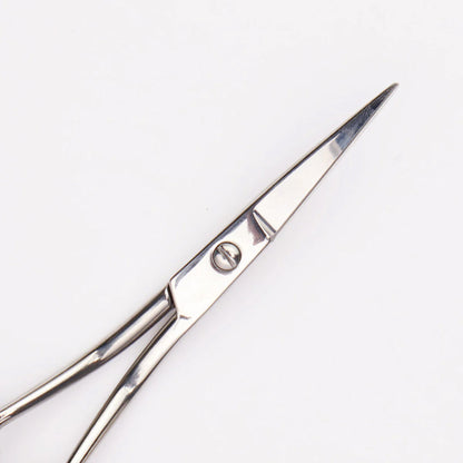 Stainless steel scissors with bent handles