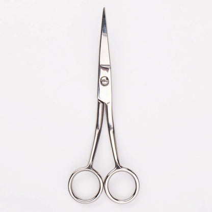 Stainless steel scissors with bent handles