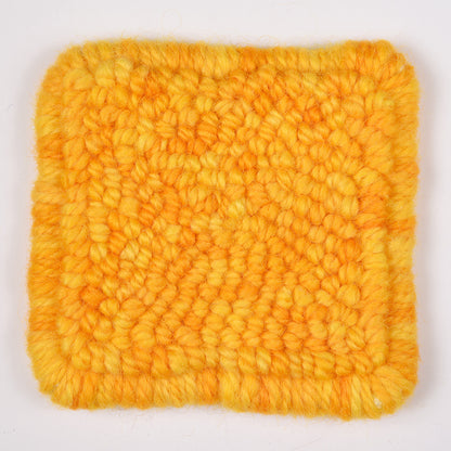 Skein of variegated Florida Juice rug weight punch needle wool yarn