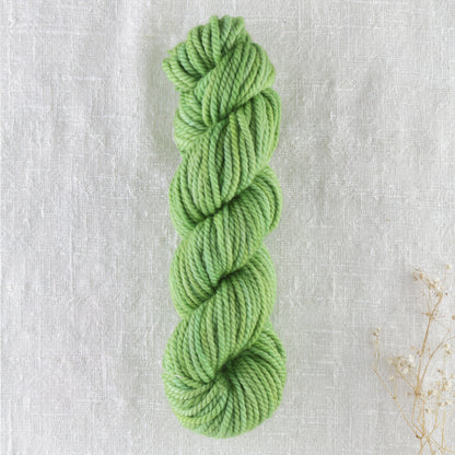 Skein of variegated Spring Buds punch needle rug yarn