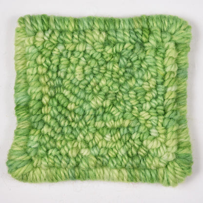 Skein of variegated Spring Buds punch needle rug yarn