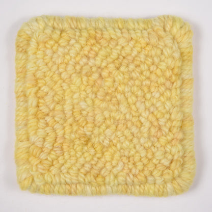Skein of variegated Sweet Butter punch needle rug yarn