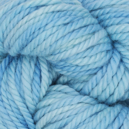 Skein of variegated Open Sky punch needle rug yarn