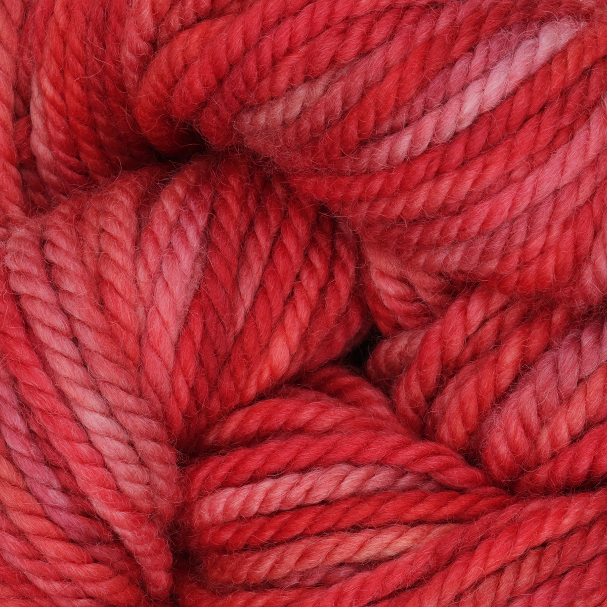 Skein of variegated Red Snapper punch needle rug yarn