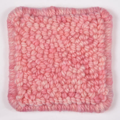 Skein of variegated Tea Cup punch needle rug yarn