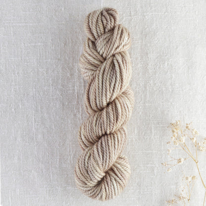 Skein of variegated Tumble Weed punch needle rug yarn