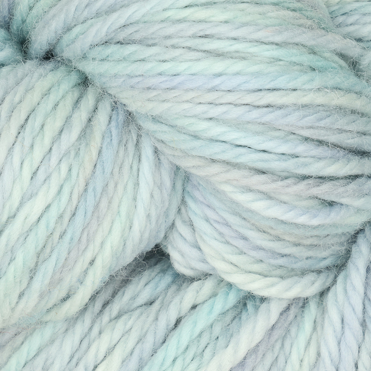 Skein of variegated punch needle fine yarn in Atlantic Coast