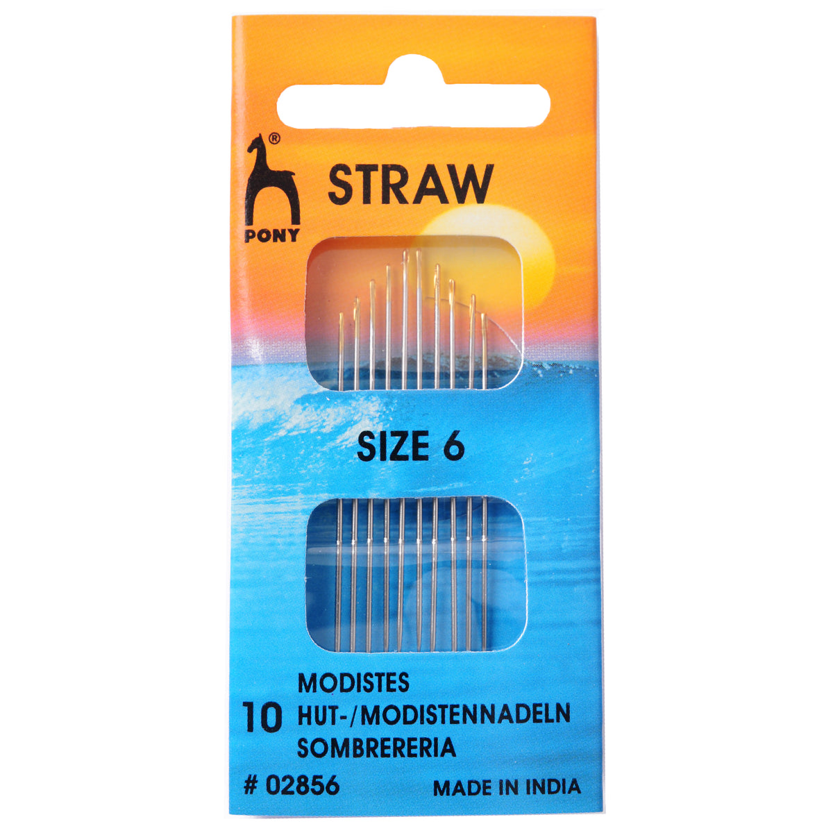 Packet of Pony gold eye milliners hand sewing needles