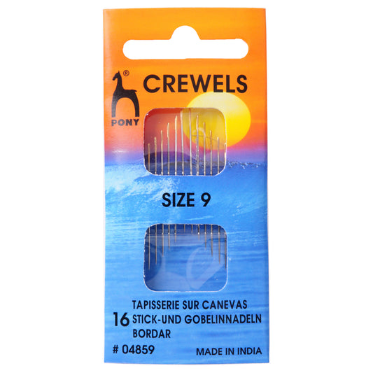 Packet of Pony gold eye crewel hand sewing needles