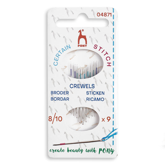 Packet of Pony Certain Stitch crewel needles