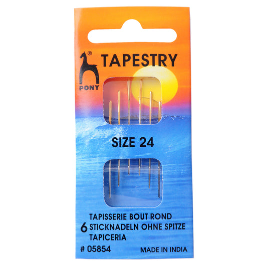 Packet of Pony gold eye tapestry needles