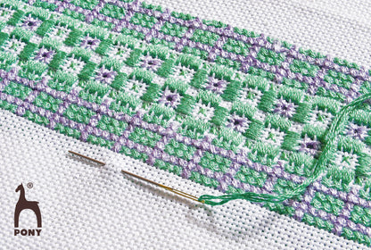 Packet of Pony gold eye tapestry needles