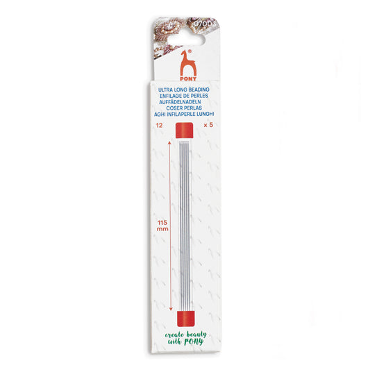 Packet of Pony beading needles size 12