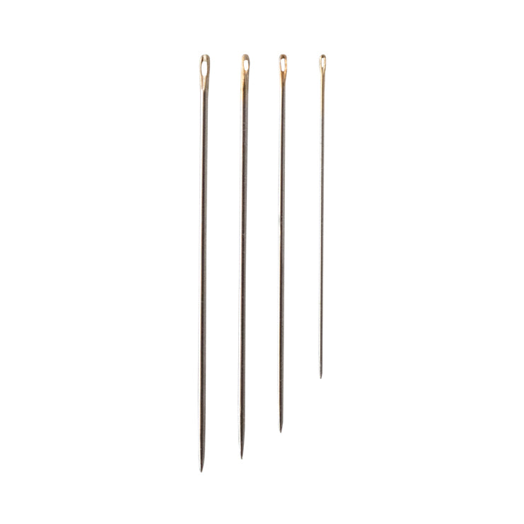 Pack of Pony gold eye ballpoint hand sewing needles