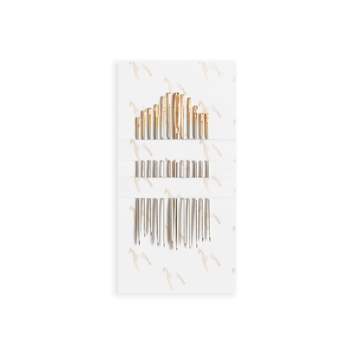 Pack of Pony gold eye household hand sewing needles