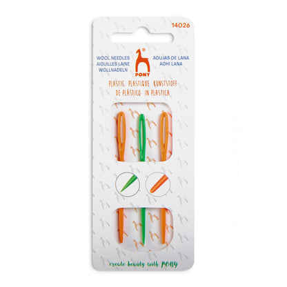Three Pony plastic tapestry needles