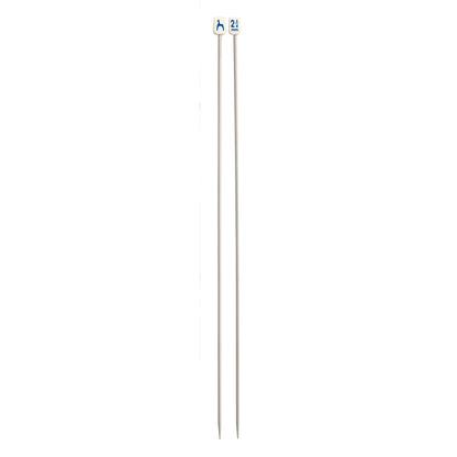 Pair of Pony Classic aluminium knitting needles, 2.75mm x 30cm