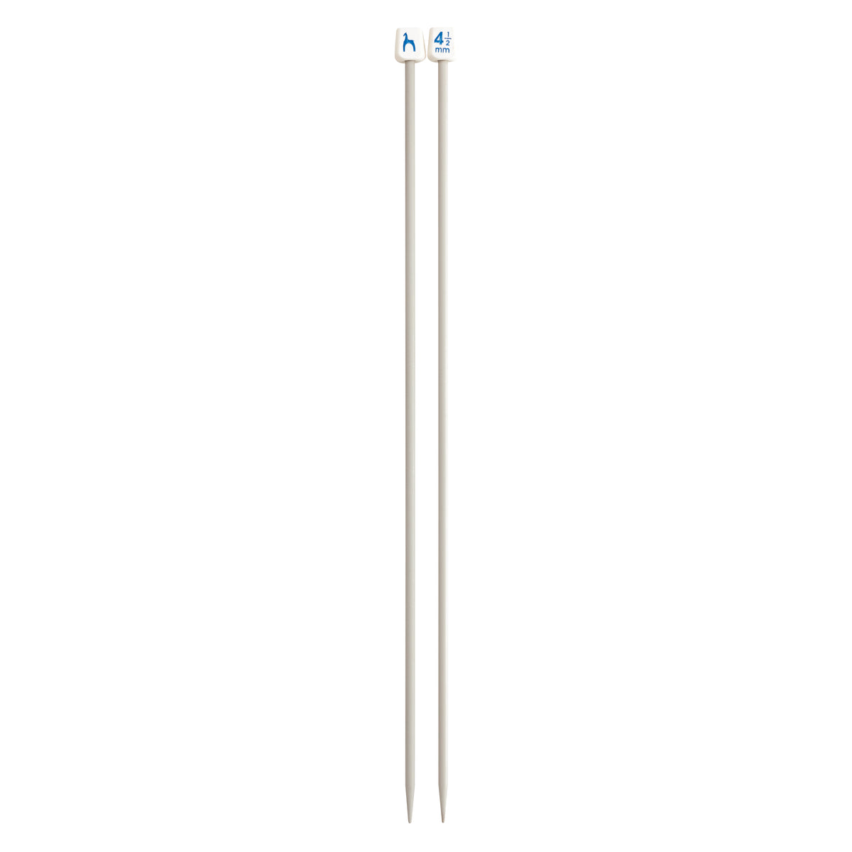 Pair of Pony Classic aluminium knitting needles, 4.5mm x 35cm
