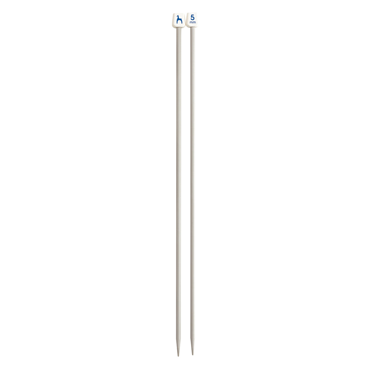 Pair of Pony Classic aluminium knitting needles, 5mm x 35cm