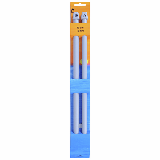 PONY Classic Single-Ended Knitting Pins - 40cm x 15mm