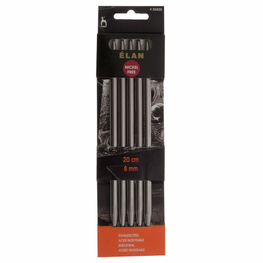PONY 'Elan' Set of 5 Double-Ended Stainless Knitting Pins