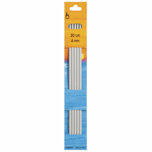 PONY Double-Ended Knitting Pins - 20cm x 4.00mm (Set of 5)