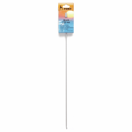 PONY Tunisian Aluminium Single-Ended Crochet Hook - 30cm x 2.25mm