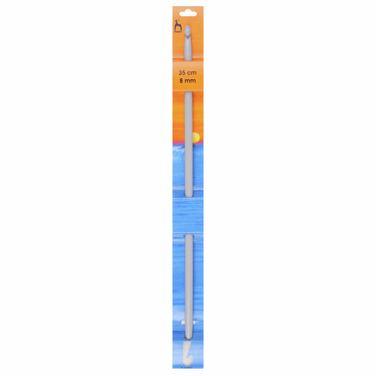 PONY Tunisian Plastic Double-Ended Crochet Hook -35cm x 8mm