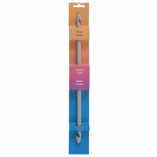 PONY Tunisian Plastic Double-Ended Crochet Hook - 35cm x 12mm