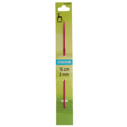 Pony coloured anodised aluminium crochet hook, 2.00mm
