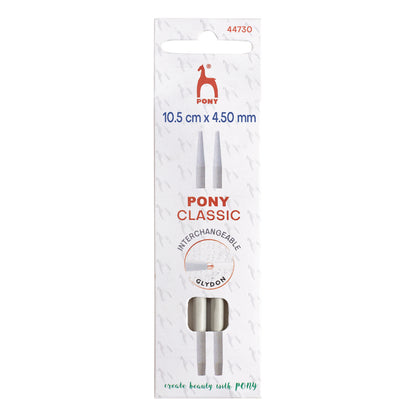 Pony Classic aluminium interchangeable knitting needle tips 4.5mm