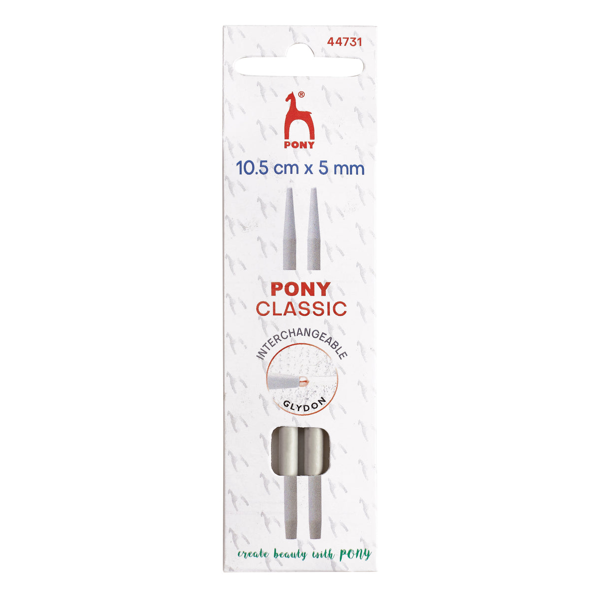 Pony Classic aluminium interchangeable knitting needle tips 5mm
