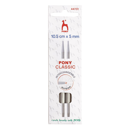 Pony Classic aluminium interchangeable knitting needle tips 5mm
