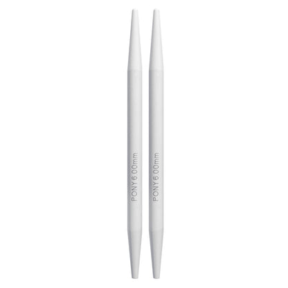 Pony Classic aluminium interchangeable knitting needle tips 6mm