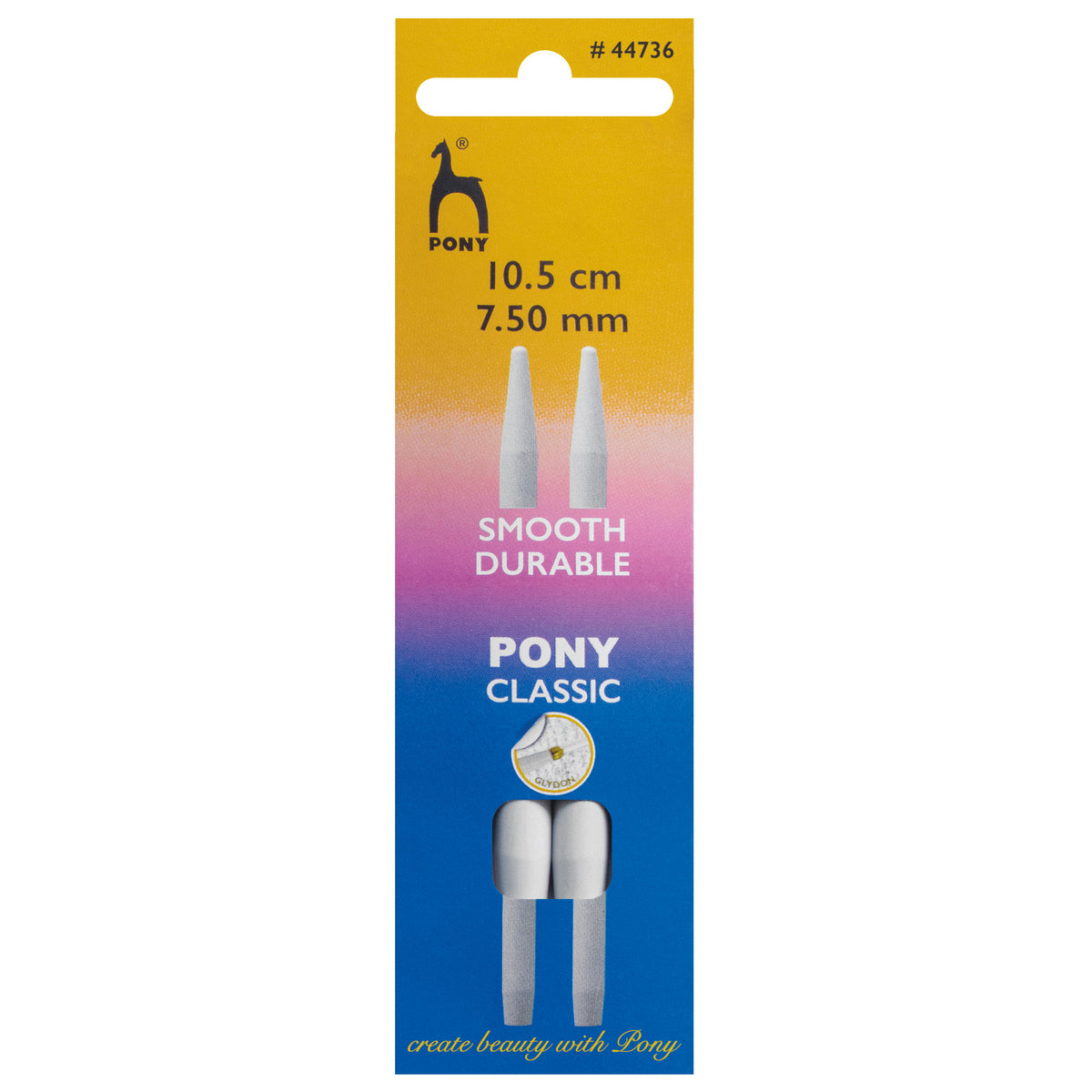 Pony Classic aluminium interchangeable knitting needle tips 7.5mm
