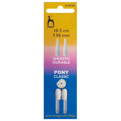 Pony Classic aluminium interchangeable knitting needle tips 7.5mm