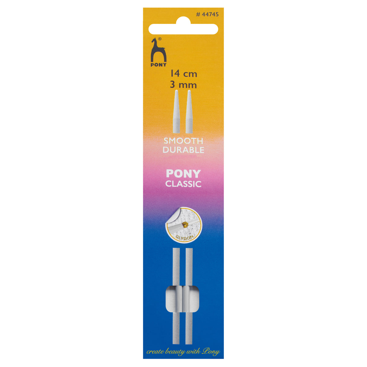Pony Classic aluminium interchangeable knitting needle tips 3mm